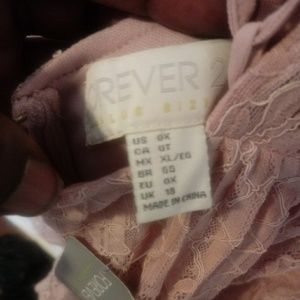 Pink lace party dress from Forever 21